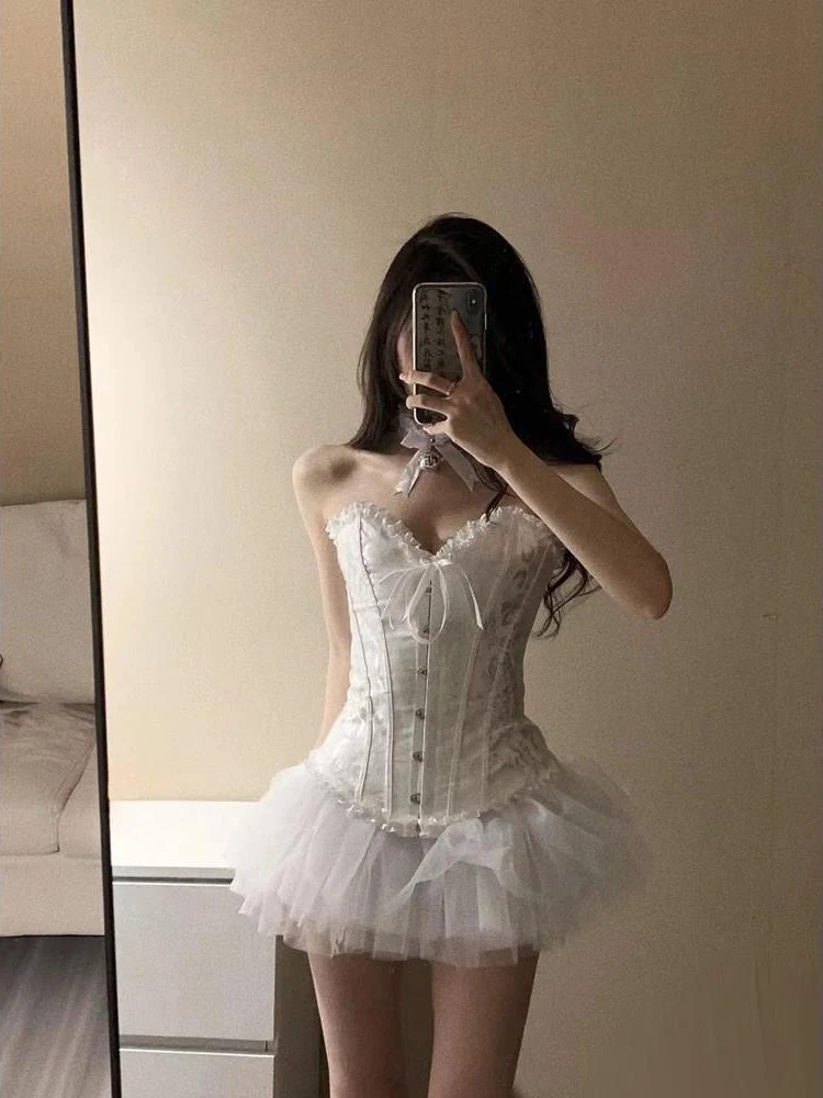 Steel Boned steampunk bustier gothic Black corset top   sexy  lingerie     gorset 8900 - AliExpress 200574005
