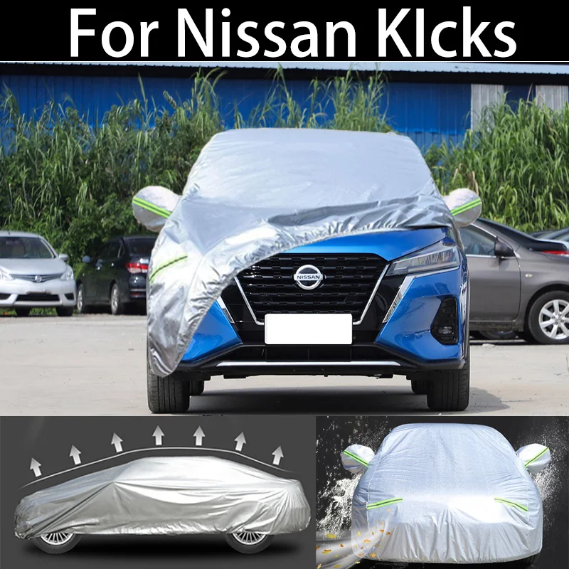 For Nissan KIcks car Cover Dustproof Outdoor Indoor UV Snow Resistant Sun rain Protection waterproof hail cover for car