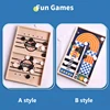 Bounce Chess Wooden Board Game Floor Toy Parent Child Interaction Double Battle TIKTOK Same Style Group Party Game Gift 2