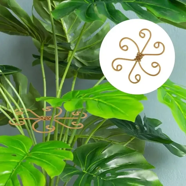 Iron Plant Stake Support Frame Flower Arrangement Tool for Lotus Wire and Plant Climbing Frame with Anti Fall Support Garden DIY 4