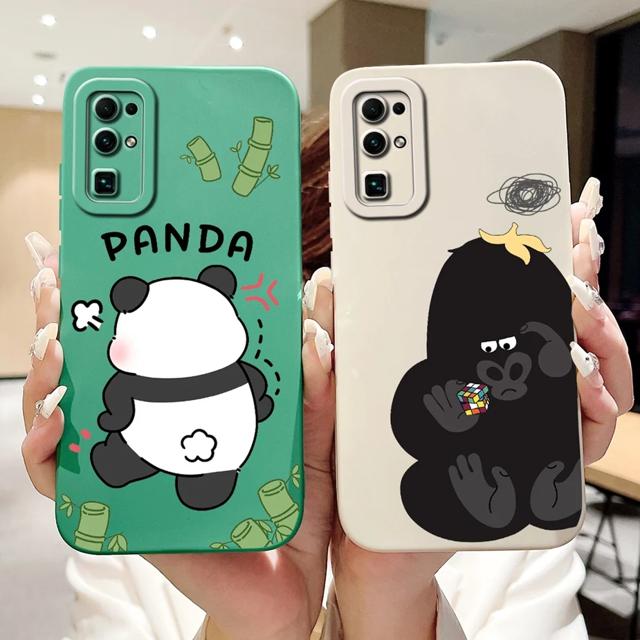 Lovely Cartoon Shockproof Phone Case - Stylish Protective Cover for Huawei Honor 30 Series