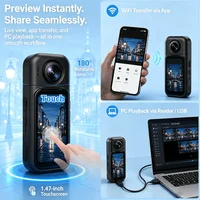 NEW 4K/1080P Mini Recorder WIFI Action Camera POV Motorcycle Bike Road Sport Cam Bicycle Vlog Pet Body Camera With Charging Case 3