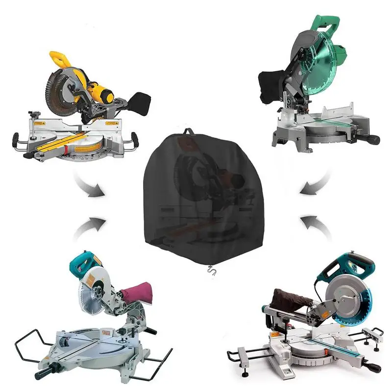 Miter Saw Dust Cover Water And Sun Protective Cover Machine Tools 28.3 X 24 X 28.3 Inch Oxford Cloth For Most Miter Saw