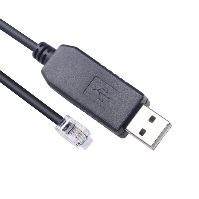 

CP2102 USB в RJ9 4P4C Последовательный адаптер-преобразователь Кабель для Meade 505 497 ETX-90 ETX-125 LXD75 LX80 LX90 Телескопы ручного управления