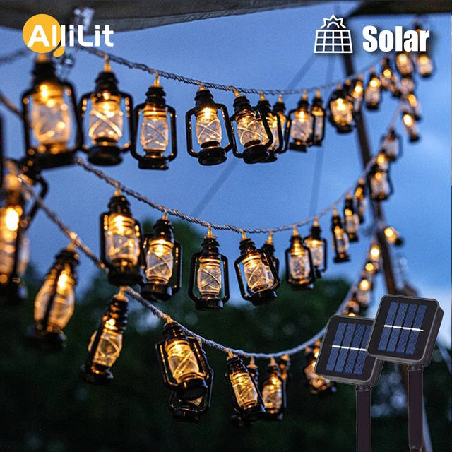 Solar Led Lamp Garden Decoration Vintage 30 Bulbs - 1 2pc Camping Led Solar  String - Aliexpress