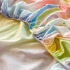 Bonenjoy Soft Fitted Sheet Printed Bed Cover Breathable Mattress Protector Bed Linen простынь на резинке (Pillowcase Need Order) 5