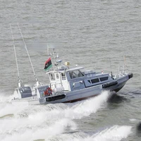 1/48 super mini RC boat kit damen1605 coast patrol assembled boat model kit 2