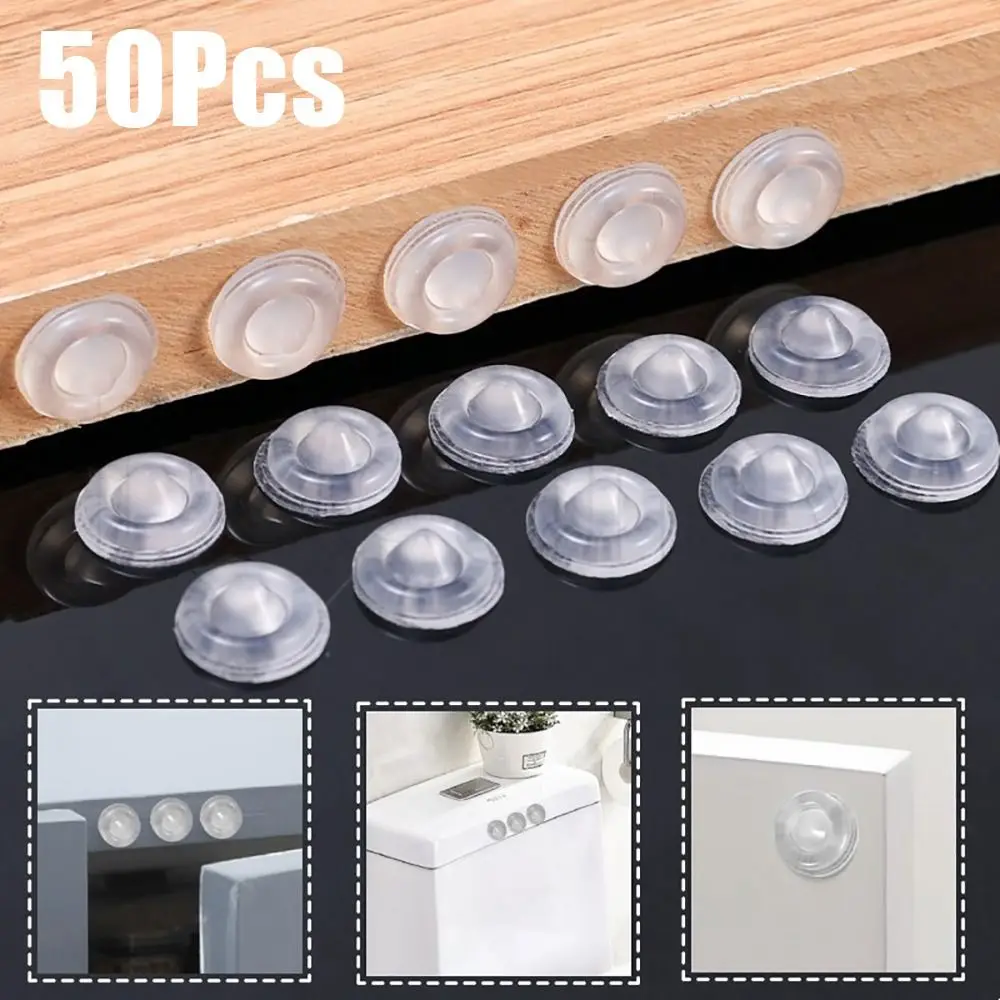 Anti-collision Particle Silicone Pads Door Cabinet Toilet Drawer Bumper Rubber er Cushion Furnitures Bumper Protective Pads