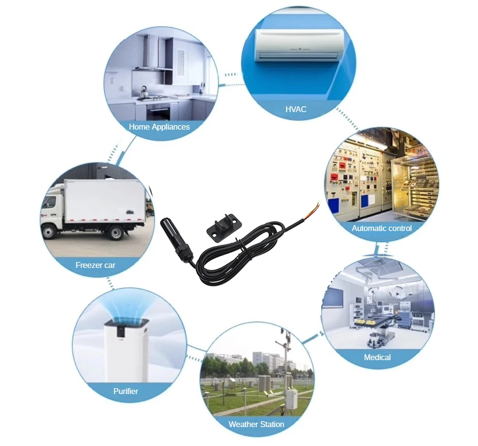 Hochpräzises Modul BMP180 BME280 BMP280 Temperatur-, Luftfeuchtigkeits- und Atmosphärendruck-integrierter Sensor mit Leitung – Detail 3