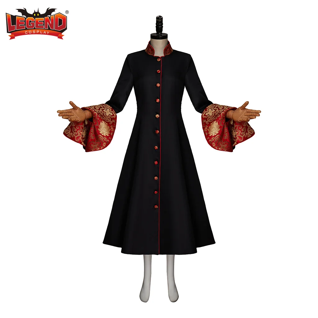 

Женский костюм для косплея с рукавами-фонариками, средневековый халат священника, накидка с расклешенными рукавами, костюм волшебника на Хэллоуин для ролевых игр