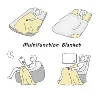 A-Astrobot Square Sleeping Printed Blanket Picnic Blankets Warm Blanket Soft and Comfortable Blanket Home Travel Birthday 4