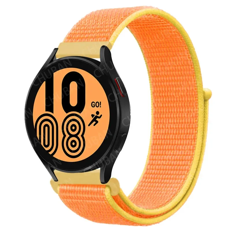 Nylon Loop Sport Watch Band Bracelet, 20mm/22mm Adjustable Strap