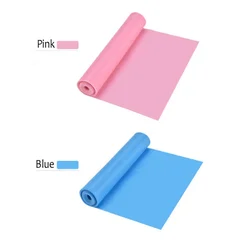 Enhanced Yoga Resistance Bands Set for Exercise and Strength Training (Pink and blue)
