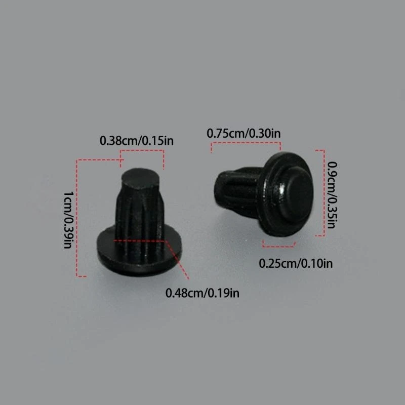 100Pcs Table Furniture Embedded Bumper Silicone Hole Plugs NonSlip Bumper Feet Pads Cabinet Door Grippers Enduring