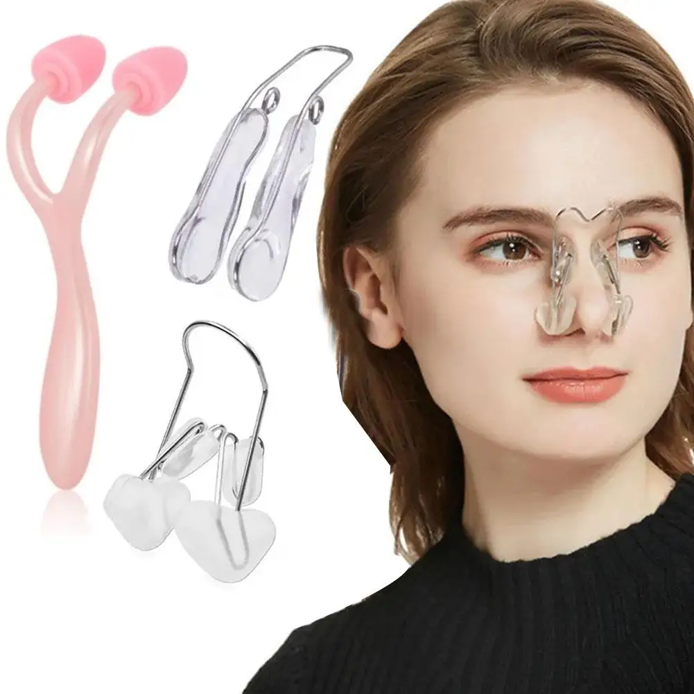 Nose Shaper Lifter Clip Smooth Orthotics Clip Beauty Nose Slimming Massager  Portable Nose Shaper Roller Massager 4