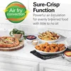 OUIO Oven Air Fryer Combo, Fits 9-Inch Pizzas, 4-Slice Capacity, Powerful Cycle, Auto Shutoff, Stainless Steel 6