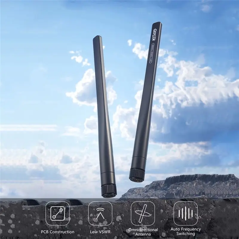 GEPRC 868Mhz 915Mhz 2.4G 트라이 밴드 스틱 안테나 2.4Ghz 고주파 장거리 프리스타일 드론 FPV RC 쿼드콥터 DIY 부품