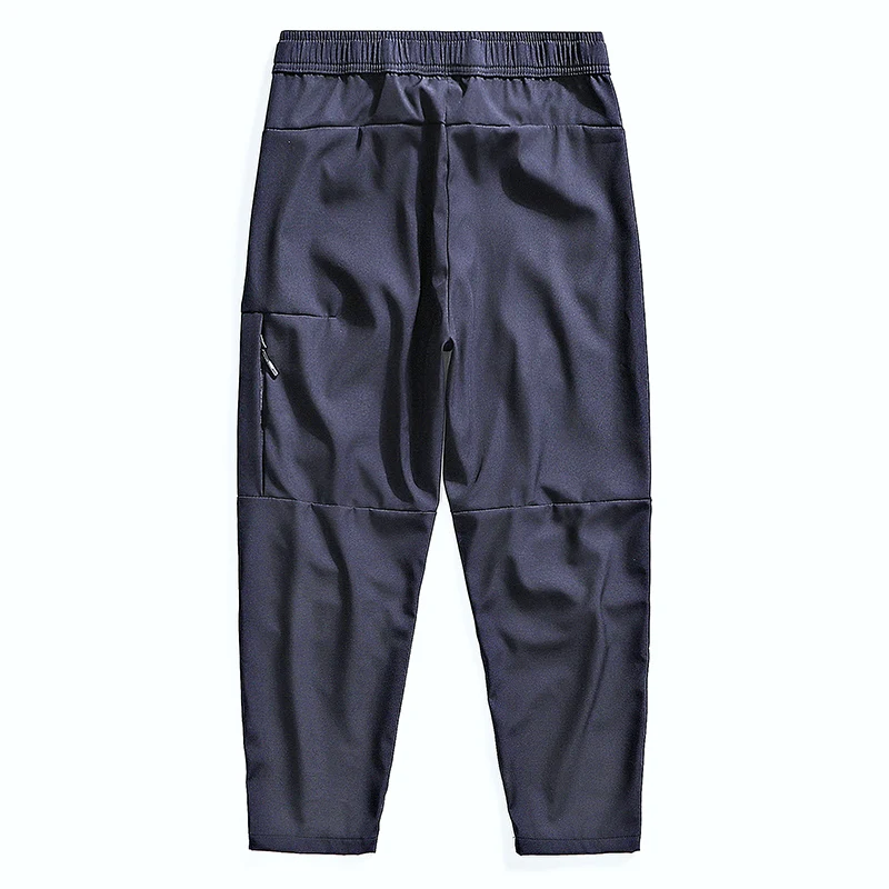Fashion Elastic Sashes Pockets Solid Color Casual Pants Men's Clothing 2024 Spring Autumn Loose Korean High Waist Cargo Pants