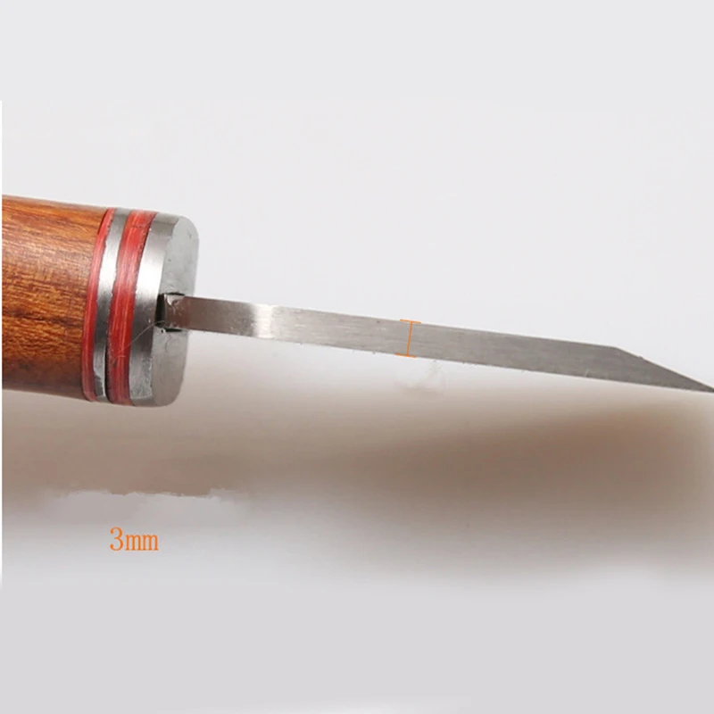가죽 공예용 칼날, 가죽 공예 칼, 강철 소재, 두께 3mm, 폭 35mm, 1PC
