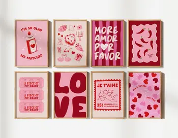 More Amore Valentine Canvas Wall Art 1