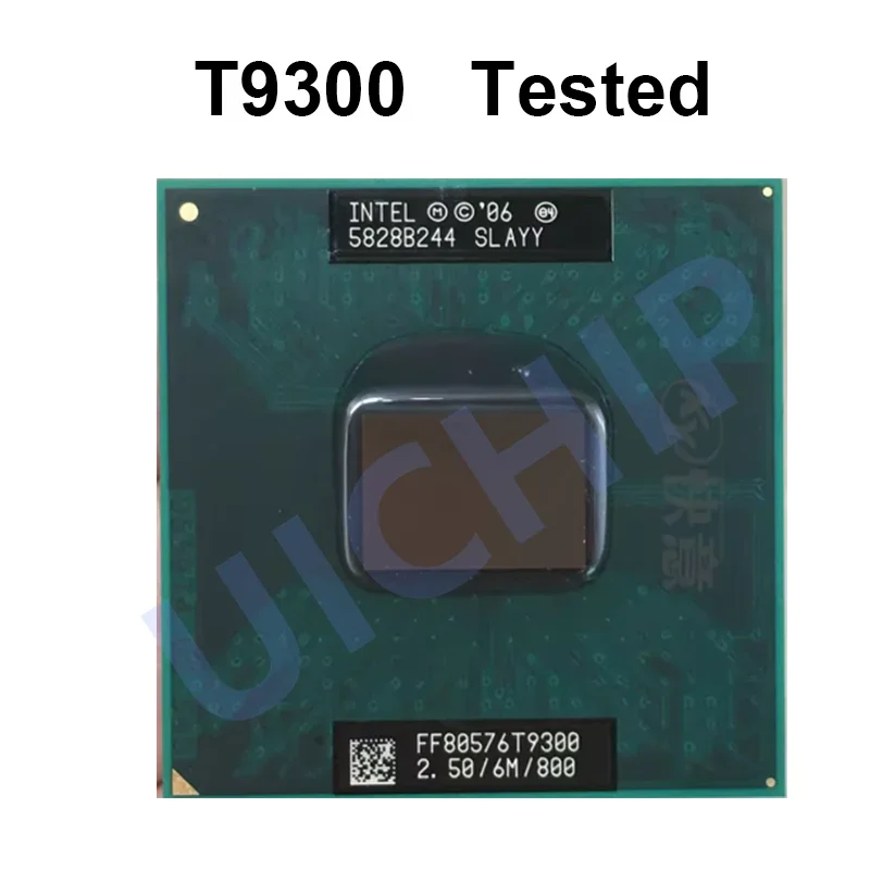100% procesador Original Core 2 Duo T9300 CPU para ordenador portátil PGA 478 CPU para HM55
