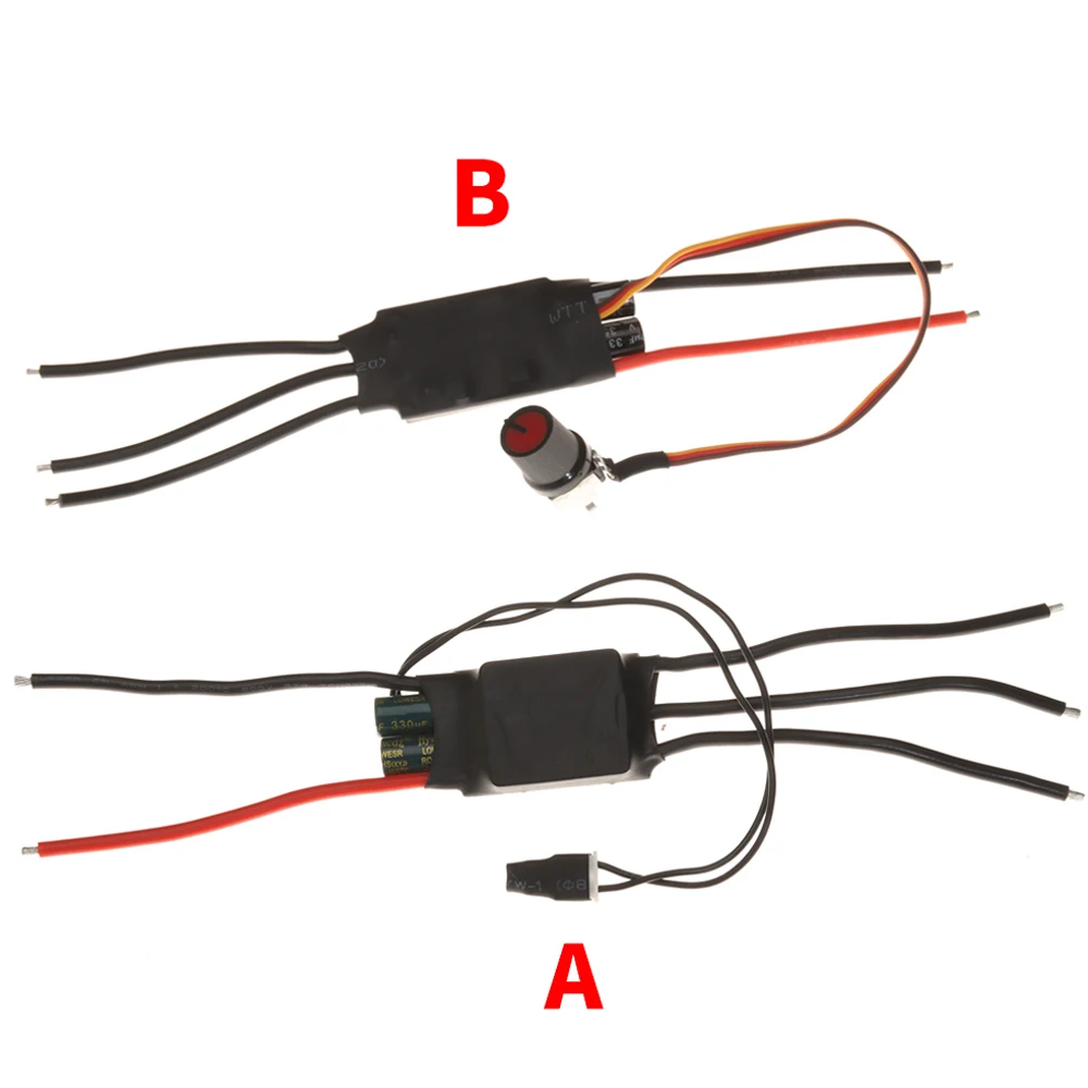 1PCS BLDC 3상 브러시리스 모터 드라이버 홀리스 모터 드라이브 보드 DC 7.4V 12V 18V 24V 200W 전위차계가있는 속도 컨트롤러