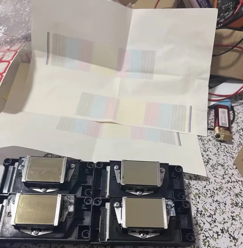 Epson Mutoh 1604 1614 Mimaki Phaeton 시리즈용 잠금 해제 에코 솔벤트 프린트 헤드, 잉크젯 프린터 F186000 F187000, DX5