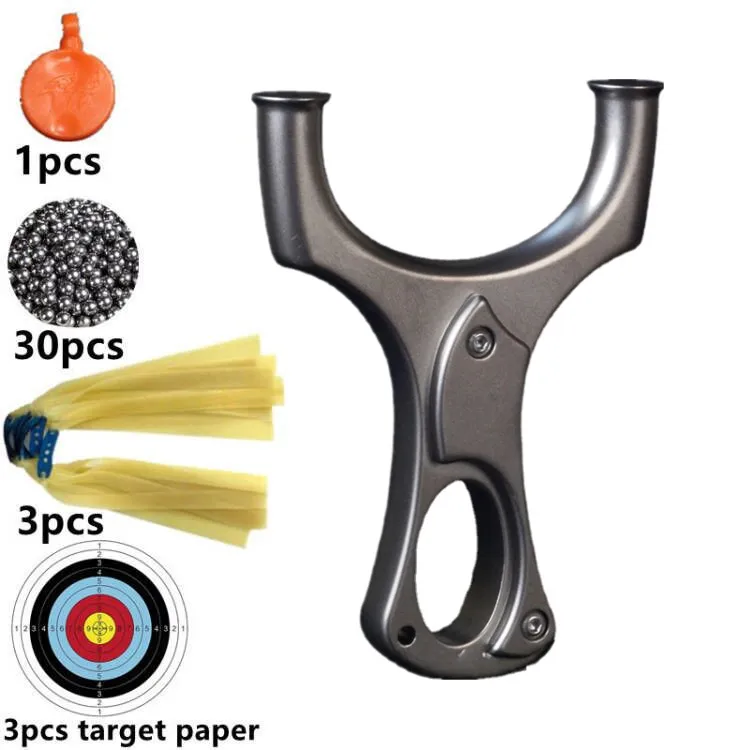 

Powerful Titanium Alloy Flat Leather Slingshot Portable Sling Shot TC21 Outdoor Sports Hunting Catapult for Adults Competitive