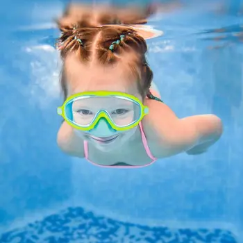 Large Frame Kids Swimming Goggles Anti-fog Waterproof Kids Diving Eyewear Silicone Leak Proof Kids Water Racing Glasses Pool 5