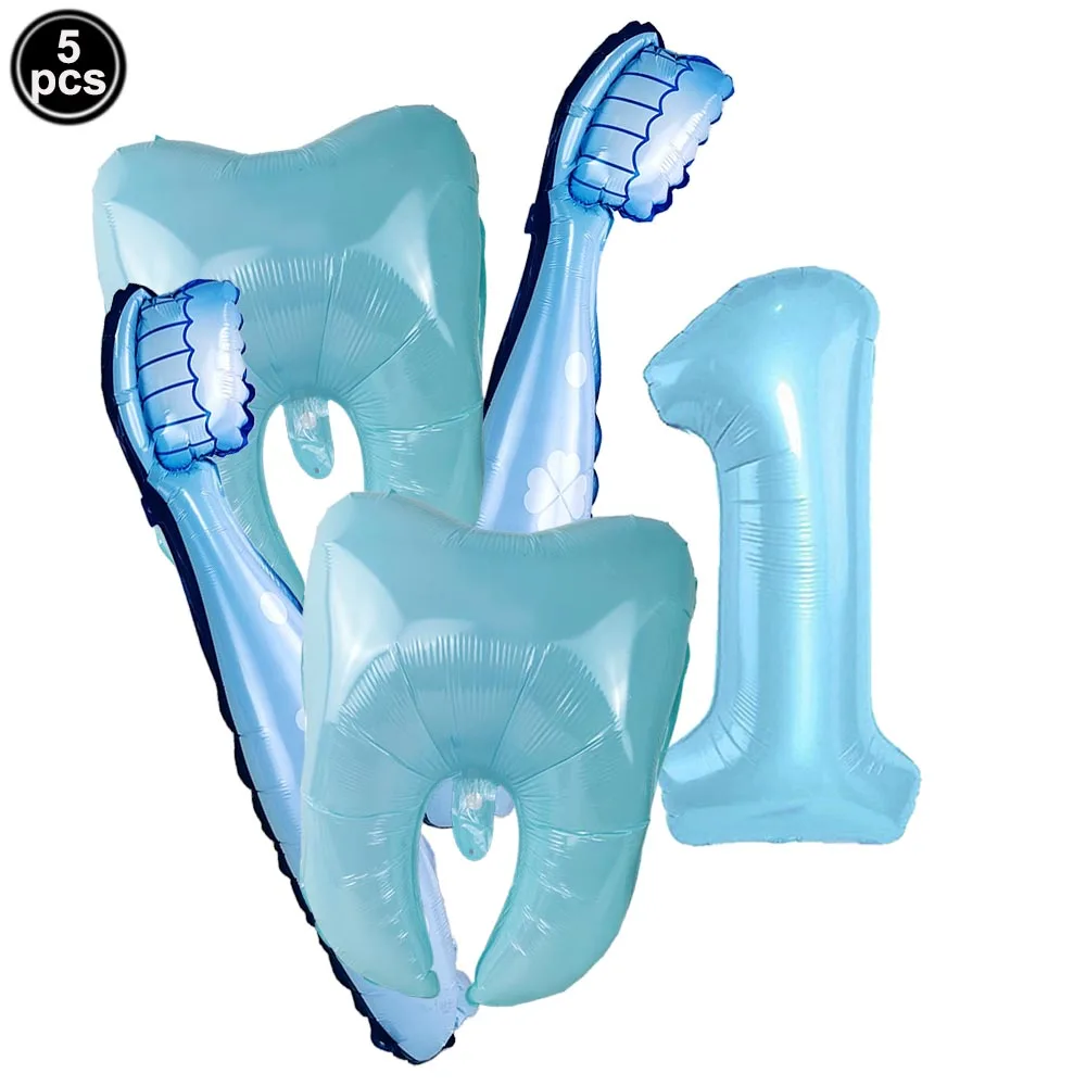 Dental Health Protection Themed Party Decor Foil Balloons
