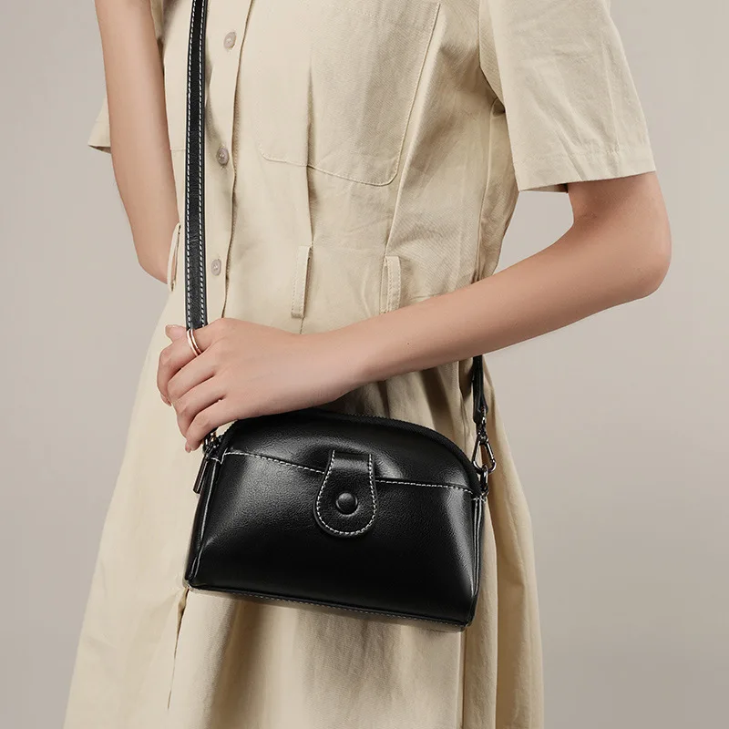 

Летняя женская сумка из воловьей кожи, сумка на плечо, сумки через плечо из натуральной кожи, женские сумки через плечо, новинка 2023