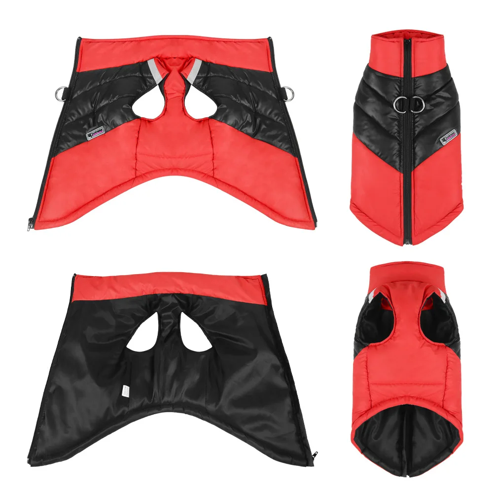 

Новая зимняя хлопковая куртка для домашних животных, жилет, водонепроницаемая и теплая одежда для собак, светоотражающая и удобная одежда для домашних животных