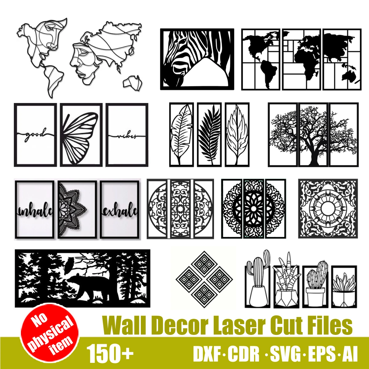 wall mounted woodworking bench 150+ Nordic Wall Décor Designs Templates SVG, DXF, CDR, EPS, AI Files for Laser or Plasma Cutting and Printing wood pellet mill for sale