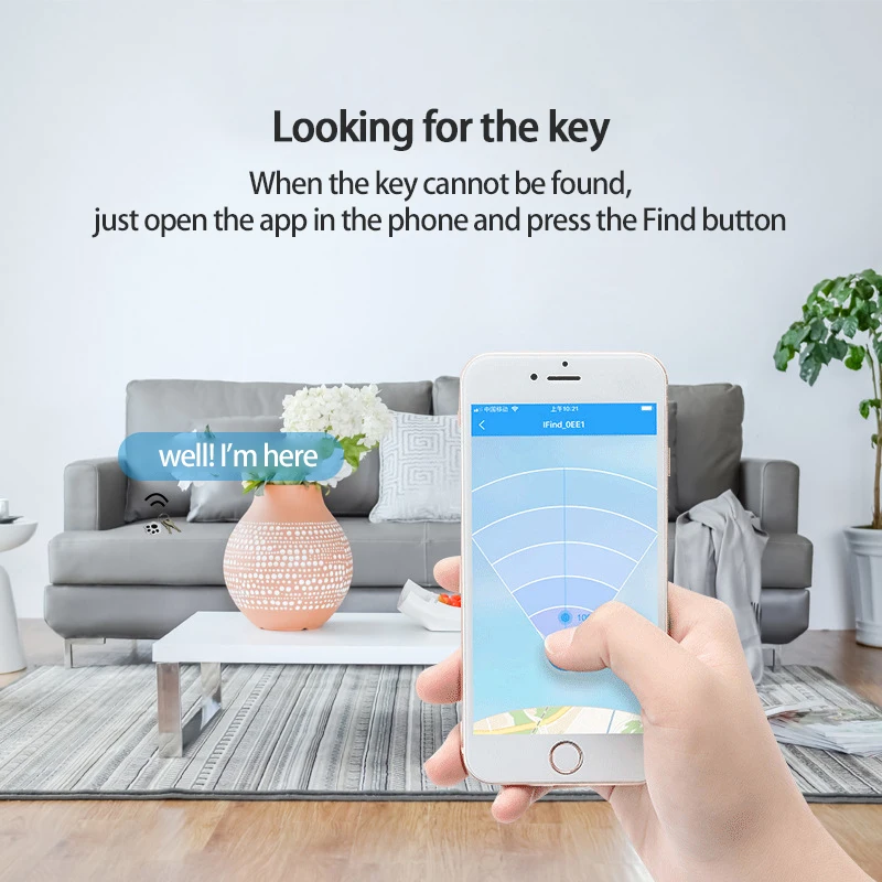 

Pet Smart GPS Tracker Mini Anti-lost Waterproof Tracking Device bluetooth-compatible Locator Tracer For Pet Dog Cat Kids Wallet