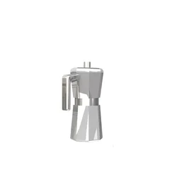 Miniature Dollhouse Furniture Set with Sofa, Floor Lamp, Shelf, and Kettle Accessories (Coffee pot)