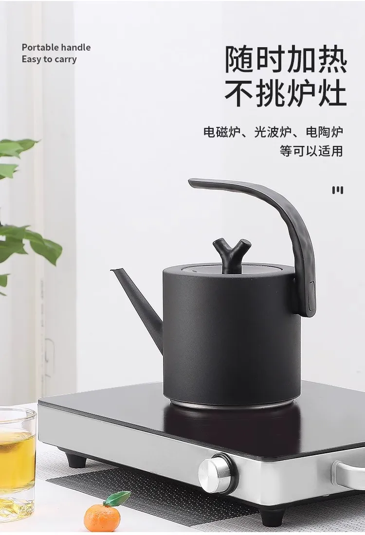 1L Home Electric Kettle Adjustment Thermostat Smart Kettle Insulation Kettle Coffee Pot Automatic Power Off 220V 3