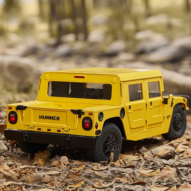 RC카 1/12 HUMMER H1 클라이머 원격 제어 전기 하드코어 더트 바이크 차동 잠금 도어 및 브리지 듀얼 스피드 성인 선물