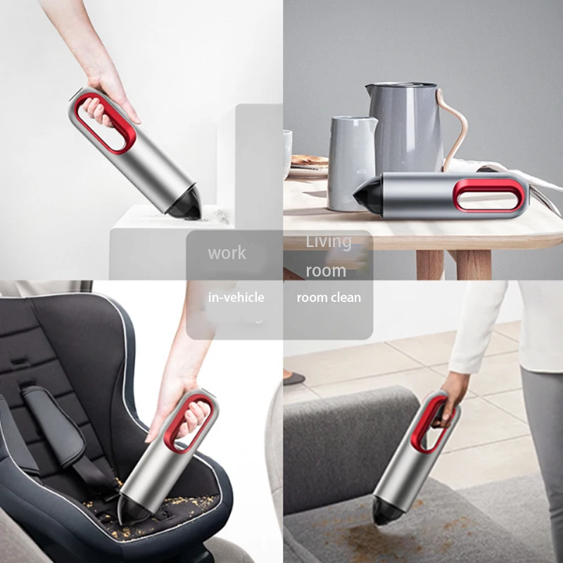 Portable Car Vacuum Cleaner New Mini Car Wireless Vacuum Cleaner Handheld Charging