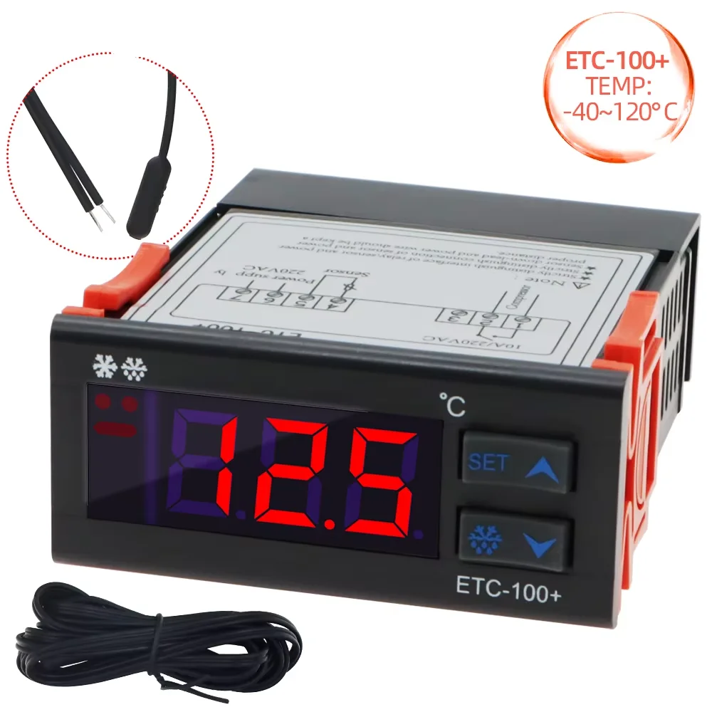 ETC-100+ Thermoregulator Temperature Controller 220V
