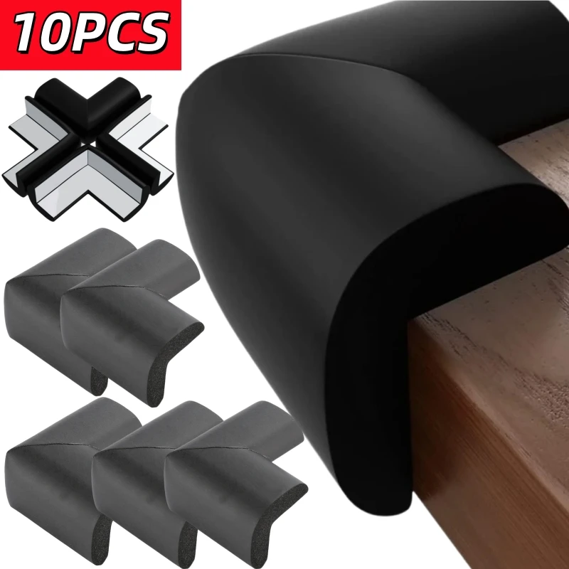 10-Pack Soft Foam Child Safety Corner Protectors with Adhesive