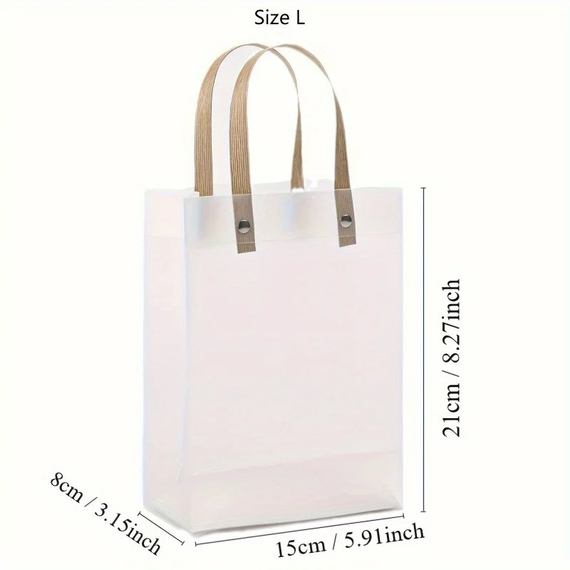 3pcs, Clear Tote Bags for Jewelry Packaging Cosmetic Storage, Perfect Gift Bags for Weddings