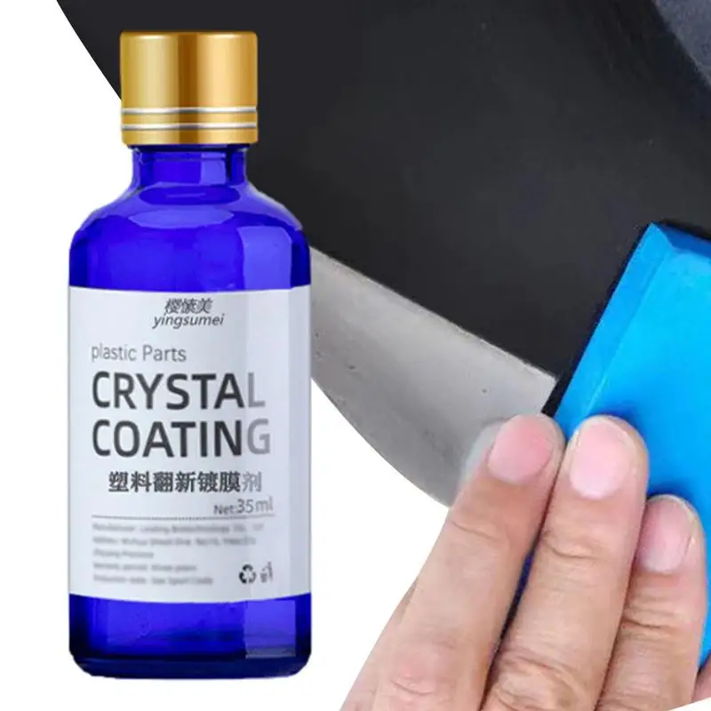 

30ml Car Plastic Restorer Polish For Interior Exterior Trim Long-lasting Cleaner Agent Resists Water Dirt Car Chemicals