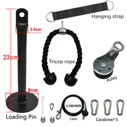 Adjustable Fitness Pulley System for Arm and Hand Strength Training (A style)