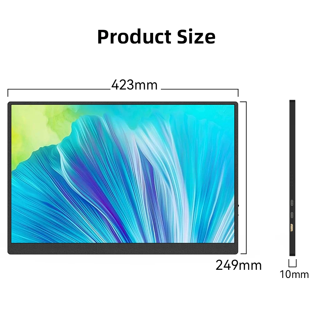 18.5 ġ 1080P ޴  IPS ũ, 1920*1080 ػ, 178  þ߰, 60Hz ,  Ŀ 