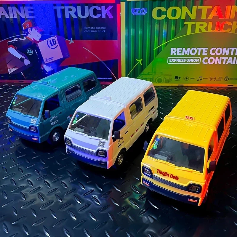1:16 Rc Car Simulation Remote-Controlled Van Model 2.4g Drift Climbing Truck Led Light On-Road Rc Cars Trucks For Kids Gifts Toy 3
