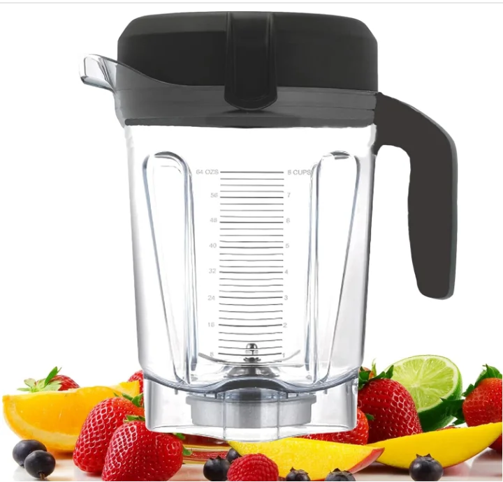64 Oz Low-short Modern Design Mixer Pitcher Replacement 5000 5200 6300 7500 Pro750 Container/cup Suitable for C/G Series Mixer 2