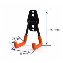 Heavy Duty Metal Wall Mount Hook for Garage and Workshop Storage (Straight hook S)