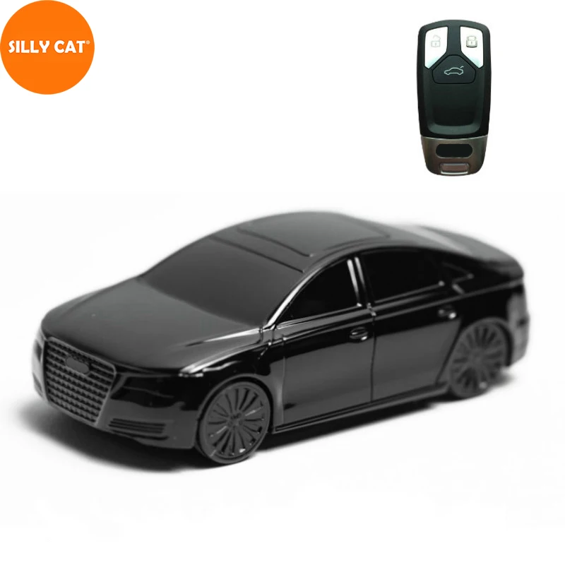Auto Form Modell Auto Schlüsselanhänger Fall Abdeckung Tasche Schutz Geeignet Für AUDI Schlüsselanhänger Abdeckung Fall A4 A5 B9 Q5 FY Q7 4M TT S4 TTS