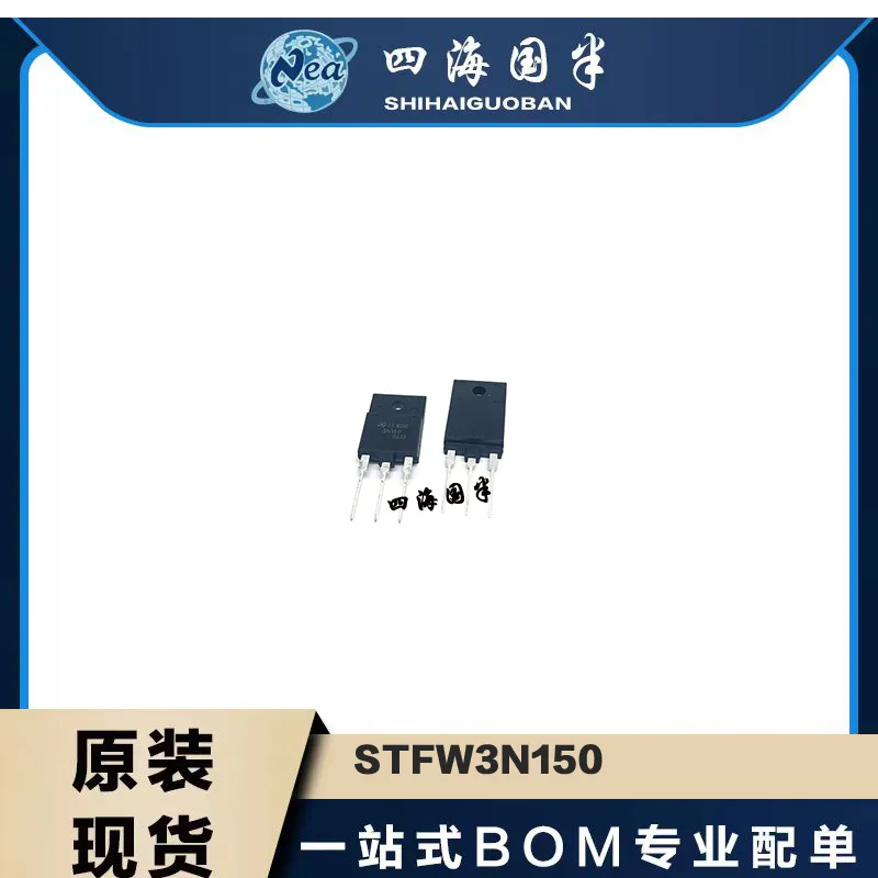 

(2PCS) 100% NEW STFW3N150 3N150 TO-3PF STFW4N150 STFW3N170 TO247F Trans Mosfet Electronic Components