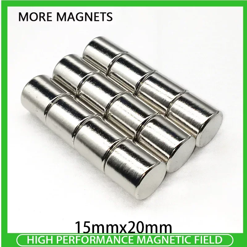 

2/5/10PCS 15x20mm Circular Super Strong Neodymium Magnets Powerful N35 Fridge Magnet 15*20mm Fishing Magnet Magnetic Sheet